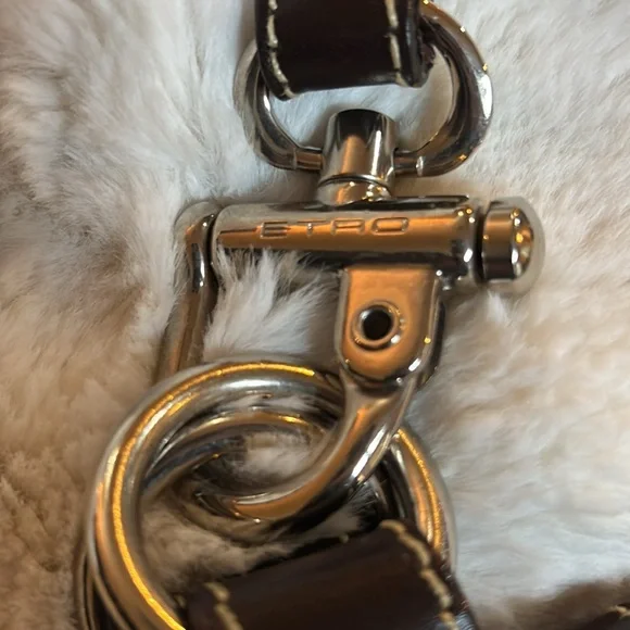 ETRO PRISTINE Elegant Brown Paisley Bag - Picture 4 of 10